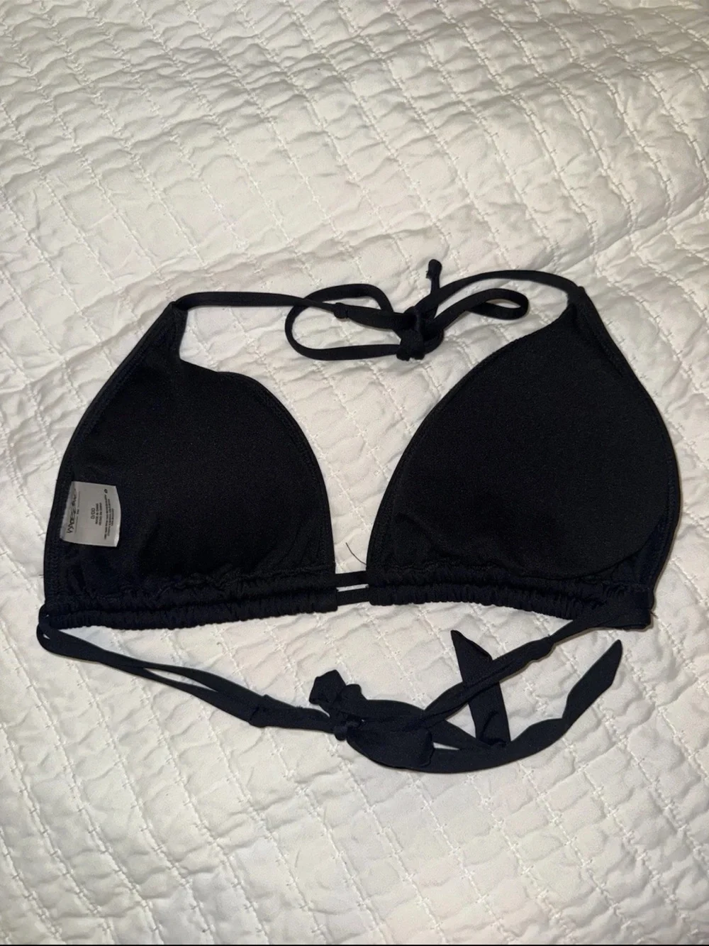 Mossimo Women's Size D/DD Black Halter Style Bikini Top